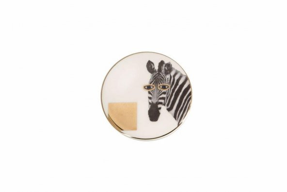 Porland Wild Life Zebra Bardak Altlığı 10x10 cm 04ALM006624 ürün görseli 1