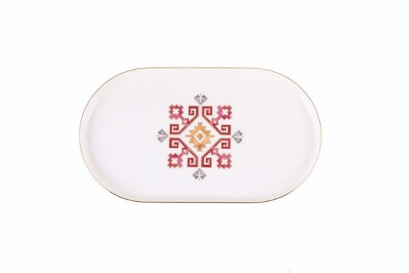 Porland Arabesque Kayık Tabak 28 cm 04ALM006013 ürün görseli 1
