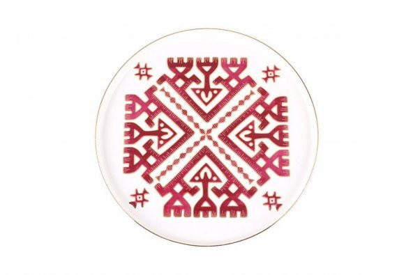 Porland Arabesque Desen6 Düz Tabak 27 cm 04ALM006005 ürün görseli 1