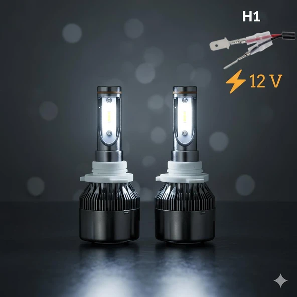 Space H1 Led Far Ampulü - Beyaz (36W 4800LM) ürün görseli 1