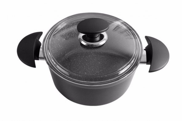 Porland Grena Siyah Derin Tencere 24 cm 04STY002978 ürün görseli 1