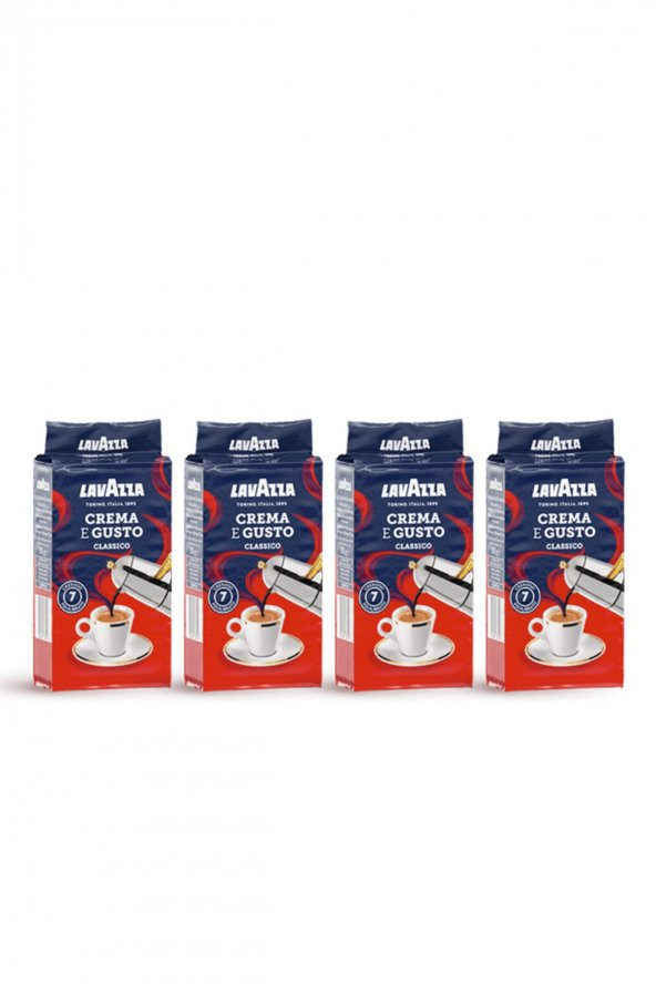 Lavazza Crema E Gusto Classico Filtre Öğütülmüş Kahve 250 Gr X4 ürün görseli 1