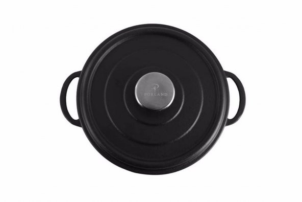 Porland Sapore Siyah Döküm Derin Tencere 20 Cm 04Fst002567 ürün görseli 1