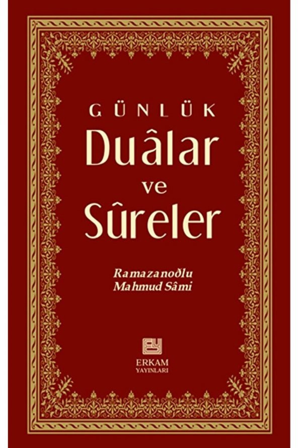 Günlük Dualar Ve Sureler - Mahmud Sami Ramazanoğlu ürün görseli 1