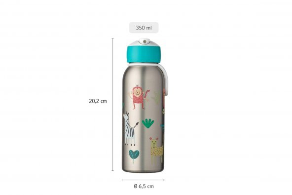 MEPAL İNSULATED BOTTLE FLİP-UP CAMPUS 350 ML - Turquoise - Resim 3