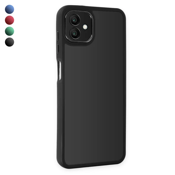Samsung Galaxy A04 Kılıf Freya Lazer Lens Kamera Çerçeveli Silikon Kapak ürün görseli 1