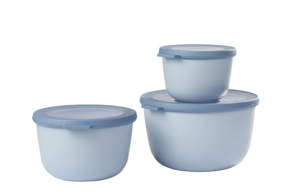 Mepal Set Cirqula Round 3 Parça Saklama Kabı (350+750+1250 ml) ürün görseli 1