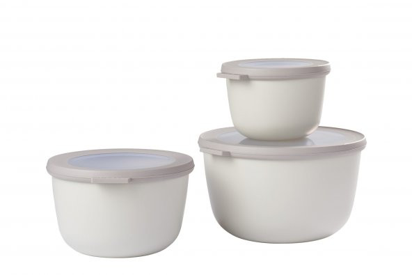 Mepal Set Cirqula Round 3 Parça Saklama Kabı (350+750+1250 ml) ürün görseli 1