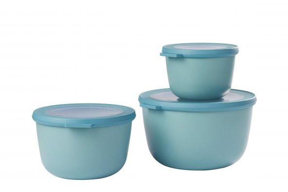 Mepal Set Cirqula Round 3 Parça Saklama Kabı (350+750+1250 ml) ürün görseli 1