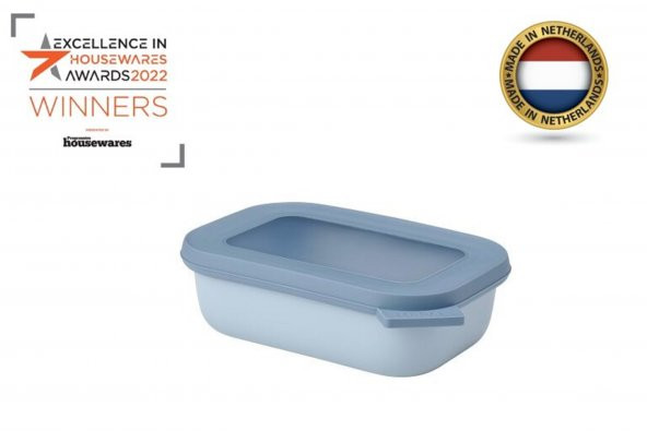 Mepal Multi Bowl Cirqula Rectangular Saklama Kabı 500 Ml - Resim 8