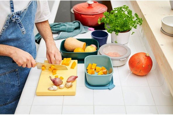 Mepal Multi Bowl Cirqula Rectangular Saklama Kabı 2000 Ml - Resim 2