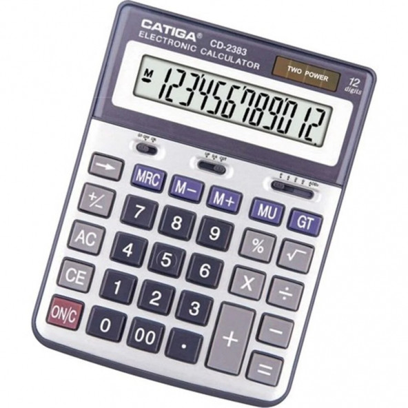 Catiga CD-2383 12 Hane Masaüstü Hesap Makinası ürün görseli 1