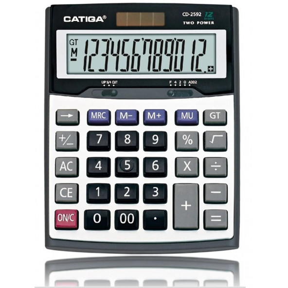 Catiga CD-2592 12 Hane Masaüstü Hesap Makinası ürün görseli 1