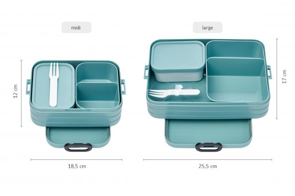 Mepal Bento Lunch Box Take A Break Midi Yemek Kabı 900 Ml - Resim 2