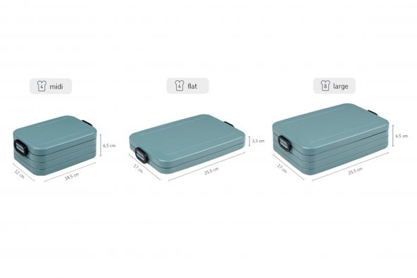 Mepal  Lunch Box Take A Break Midi Yemek Kabı 900 Ml - Resim 3