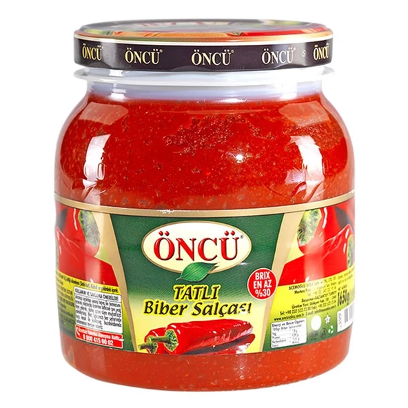 Öncü Tatlı Biber Salçası Pet 1650 G ürün görseli 1
