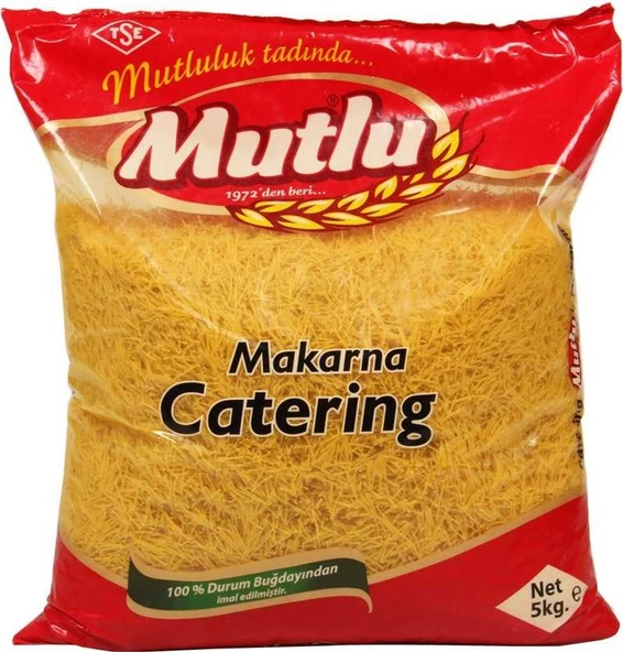 Mutlu Makarna Tel Şehriye 5 KG ürün görseli 1