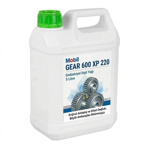 MOBİL GEAR 600 XP 220 DİŞLİ YAĞI - 5 LİTRE ürün görseli 1