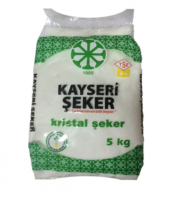 Kayseri Şeker Kristal Toz Şeker 5 KG ürün görseli 1