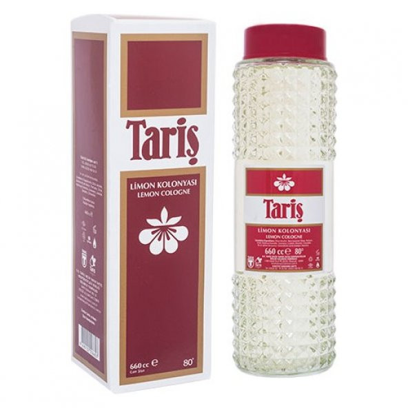 Tariş 80 Derece Limon Kolonyası Cam Şişe 660 ML ürün görseli 1