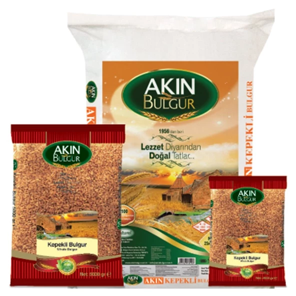 Akın Bulgur Doğal Kepekli Bulgur 5 KG ürün görseli 1