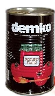 DEMKO DOMATES SALÇASI 10/1 9200 G ürün görseli 1
