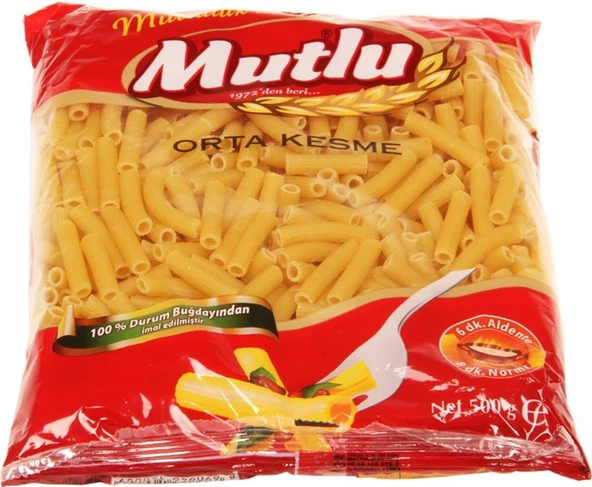 Mutlu Makarna Kalın Kesme Makarna 5 KG ürün görseli 1