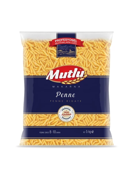 Mutlu Makarna Klasik Penne 5 KG ürün görseli 1