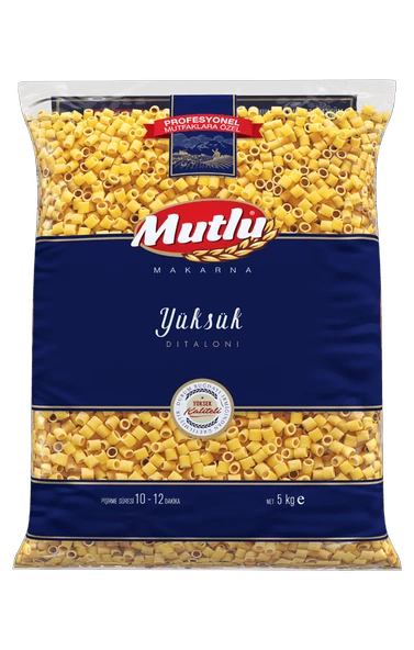 Mutlu Makarna Yüksük 5 KG ürün görseli 1