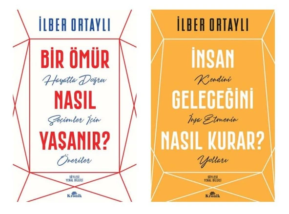 İlber Ortaylı İnsan Geleceğini Nasıl Kurar + Bir Ömür Nasıl Yaşanır (2 Kitap) ürün görseli 1