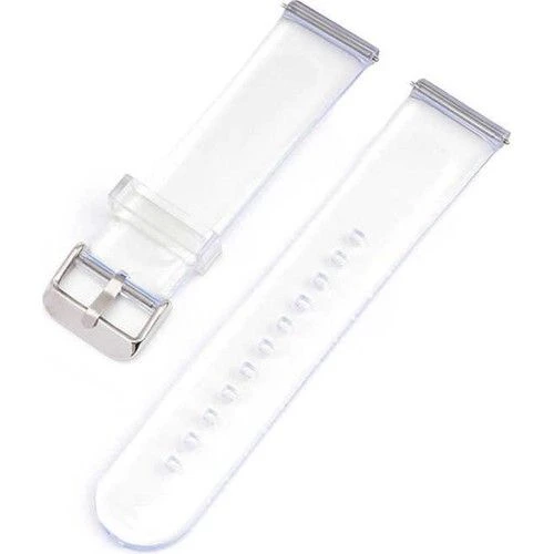 Gpack iXtech XEE-5 Kordon Metal Tokalı Şeffaf Silikon KRD 13 - Resim 2