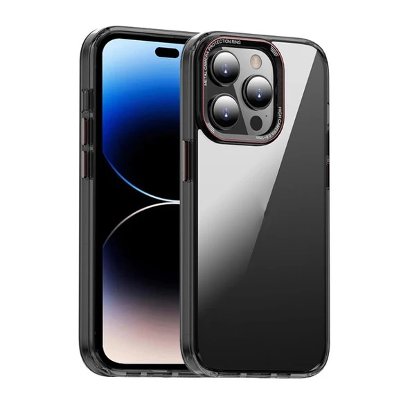 Gpack Apple iPhone 13 Pro Max Kılıf Sert Pc Darbeye Dayanıklı MG Serisi Kristal Kapak ürün görseli 1
