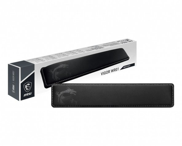 GG VIGOR WR01 WRIST REST LIKRA YUZEY KAYMAZ KAUCUK TABAN HAFIZALI KOPUK 432x86 x 25MM KLAVYE BILEK DESTEGI ürün görseli 1