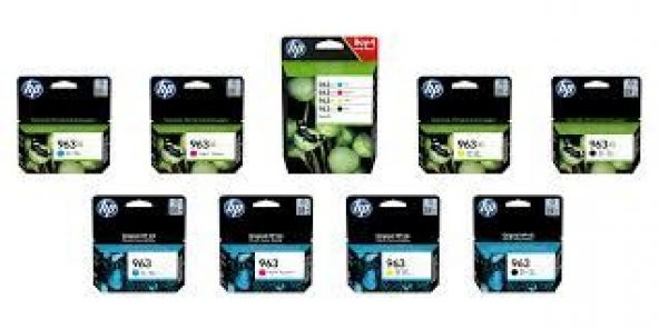 HP NO 963XL Sari Kartus 3JA29A ürün görseli 1