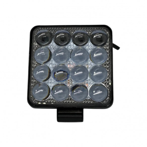 Off Road Beyaz Işık Sis Farı Lambası 16 LED Kare 110X110CM-YÜKSEKPARLAKLIK AA159 ürün görseli 1