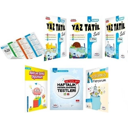 Öğretmen Evde Yayınları 3. Sınıf Yaz Tatil Kitabı Seti ürün görseli 1