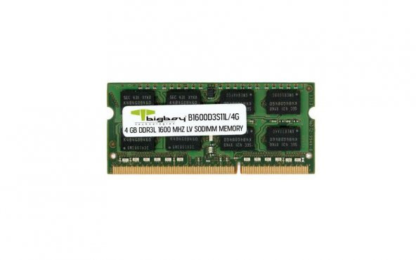 BIGBOY B1600D3S11L/4G 4GB DDR3 1600MHz CL11 LV Notebook Belleği ürün görseli 1