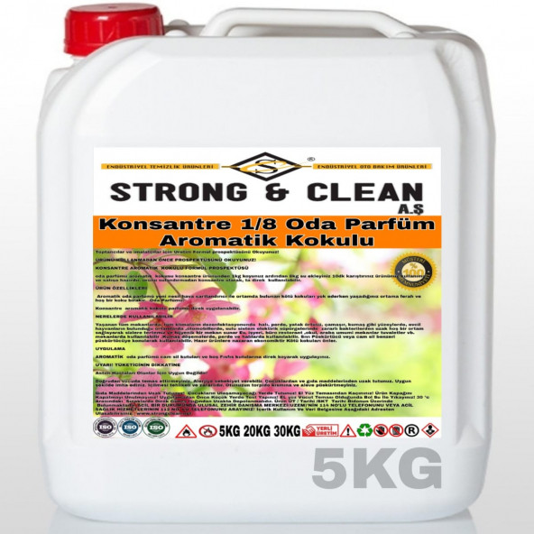 ODA PARFÜM KONSANTRE 1/8 AROMATİK KOKUSU 5KG ürün görseli 1