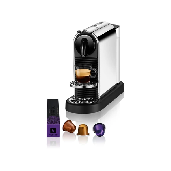 Nespresso D140 Citiz Platinum,Paslanmaz Çelik Kapsüllü Kahve Makinesei Kahve Makinesi