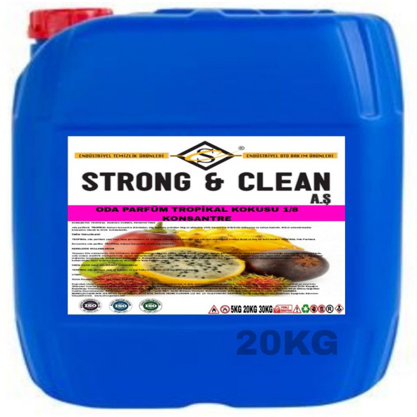 ODA PARFÜM KONSANTRE 1/8 TROPİKAL KOKUSU 20KG ürün görseli 1
