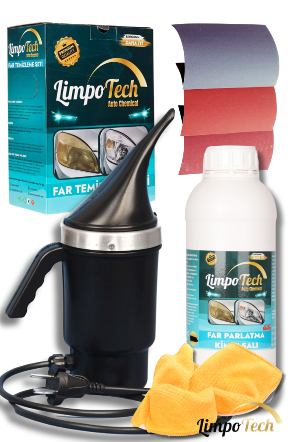 Far Temizleme Seti Buharlı Far Temizleme Seti Far Parlatma Seti Oto Far Temizleyici 250 ML ürün görseli 1