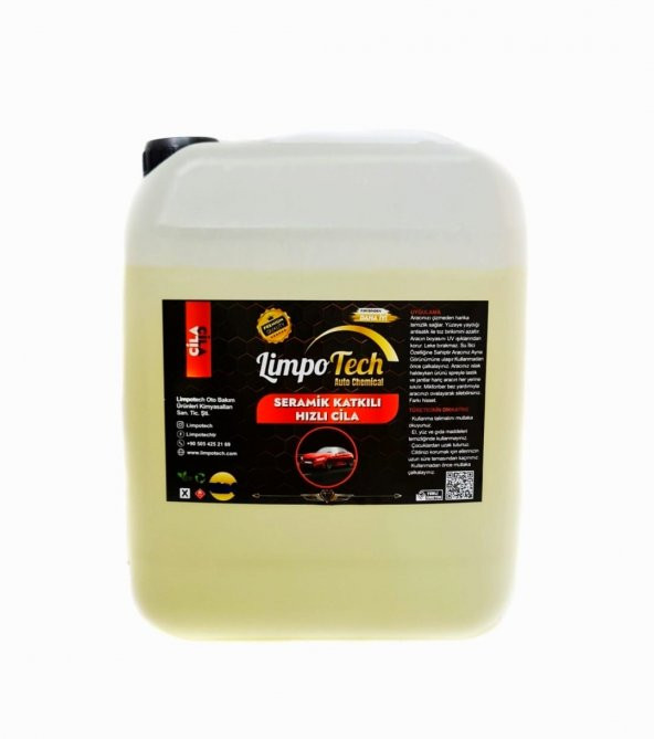 Limpotech Hızlı Cila , Wax , Boya Koruma , Islak Cila Seramik Katkılı  5 kg Yıkama Sonrası Kullanım ürün görseli 1