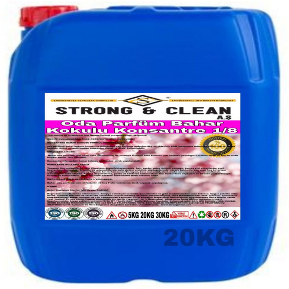 ODA PARFÜM KONSANTRE 1/8 BAHAR KOKUSU 20KG ürün görseli 1