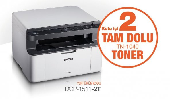 Mono Laser MFP 20ppm A4 Yazıcı DCP-1511-2T ürün görseli 1