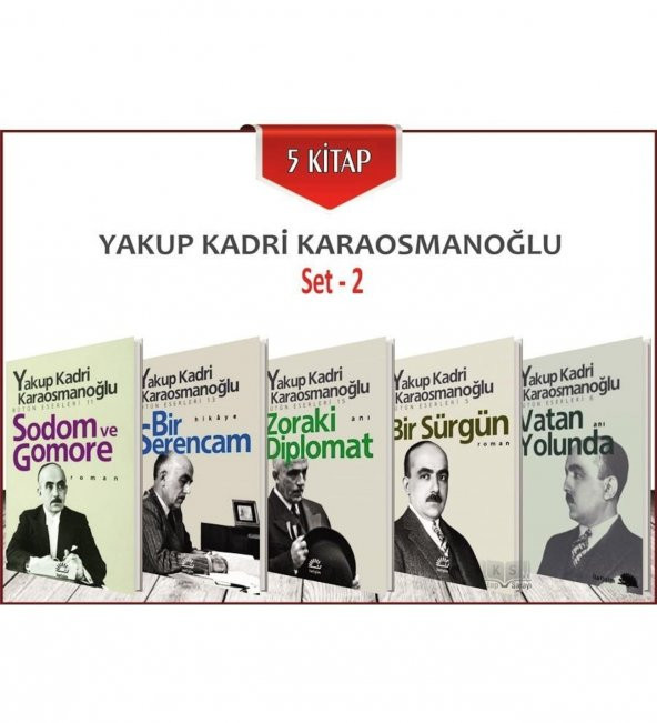 Yakup Kadri Karaosmanoğlu Set 2 5 Kitap İletişim Yayınları ürün görseli 1