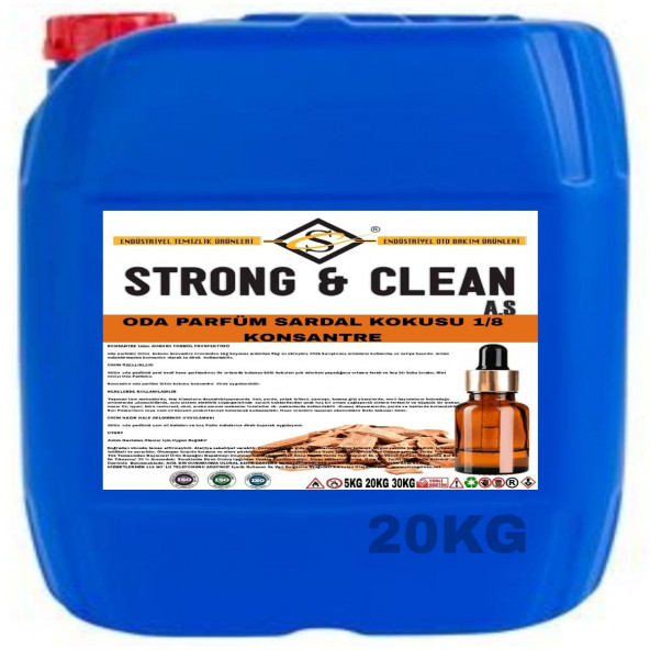 ODA PARFÜM KONSANTRE 1/8 SANDAL KOKUSU 20KG ürün görseli 1