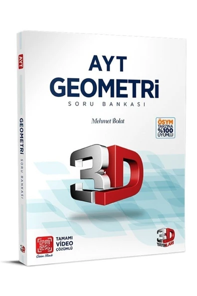 3D AYT Geometri Soru Bankası ürün görseli 1