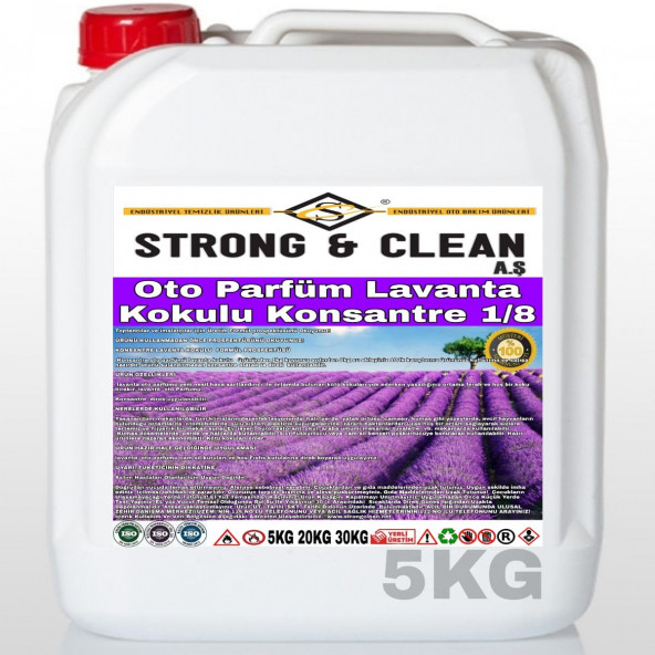 OTO PARFÜM KONSANTRE 1/8 LAVANTA KOKULU 5KG ürün görseli 1