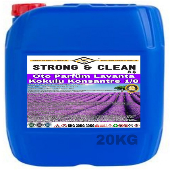 OTO PARFÜM KONSANTRE 1/8 LAVANTA KOKULU 20KG ürün görseli 1