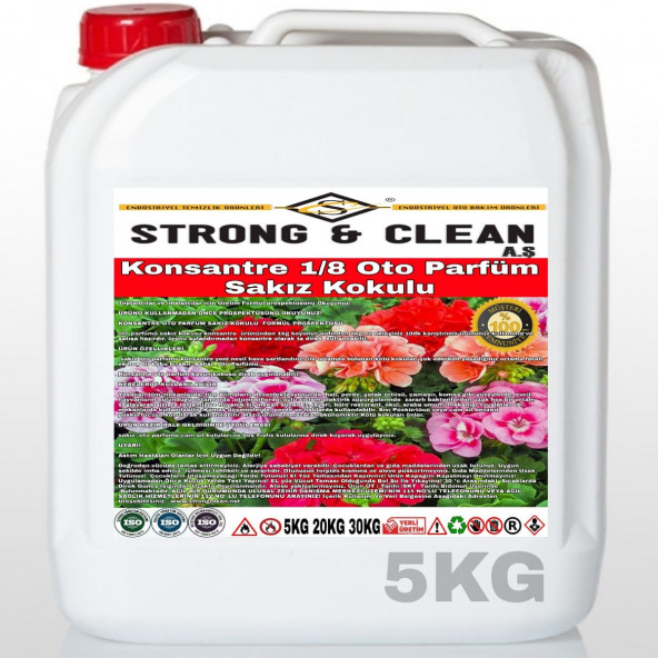OTO PARFÜM KONSANTRE 1/8 SAKIZ KOKULU 5KG ürün görseli 1